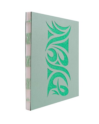 Notes w kropki DSGN Mint Sage A5-, Weronika Kanigowska