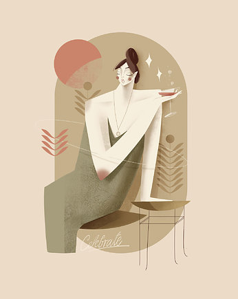 Ilustracja CELEBRATE, Sandra Chojecka