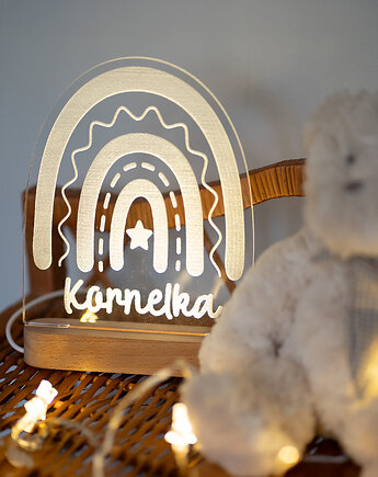 Lampka nocna dla dzieci - Tęcza, Decorify