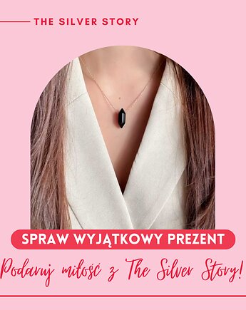 Naszyjnik z onyksem MINI, THE SILVER STORY