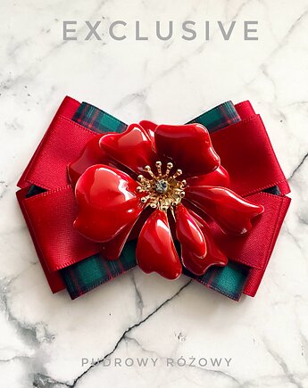 Brosza  z niesamowitym unikatowym  Kwiatem 3d    NEW, Pudrowy Różowy