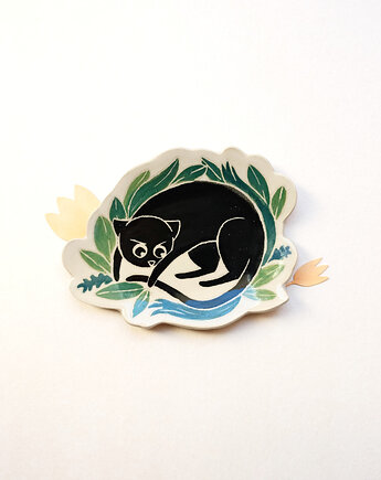 Podstawka cermiczna czujny kotek, Ryte Gary