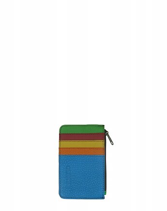 Etui skórzane na karty wizytówki przegródki kieszeń na zamek OLIVKA, Olivka Warsaw