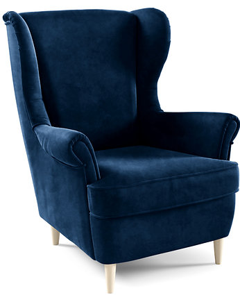 Fotel uszak Hjalmaren  Velvet WELUR, MebleNORTH
