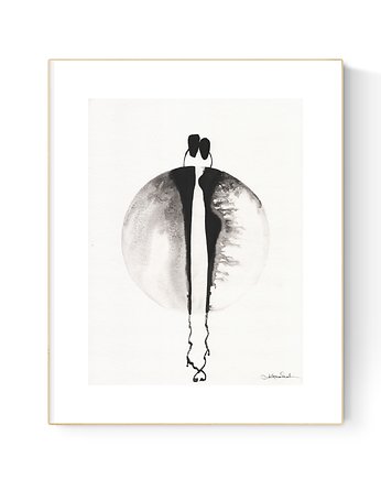 Obraz 30X40 cm malowany ręcznie ZAM, MiniMalArt