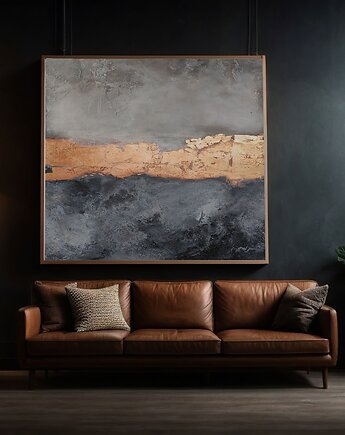 Abstrakcja Loft no.1  kolekcja LOFT Ręcznie malowany obraz, Diana Abstract Art