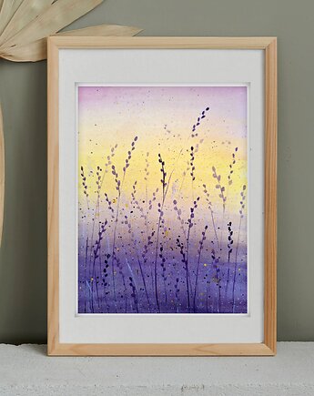 Oryginalna akwarela.  Kwiaty 23x31cm, Malgorzata Domanska