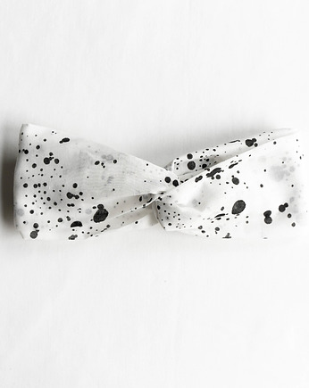 Opaska przeplatana Black&white, wu handmade