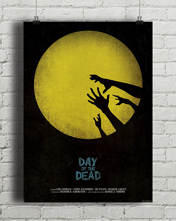 Plakat Dzień Żywych Trupów - Day of the Dead, minimalmill