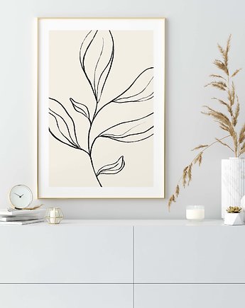 Plakat  - Minimalistyczna Natura Boho, raspberryEM