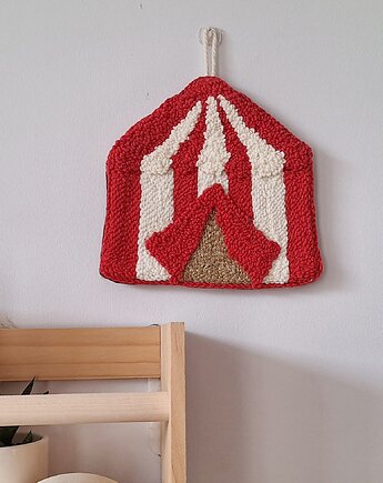 Namiot cyrkowy- dekoracja ścienna do pokoju dziecka, Nataly Atelier