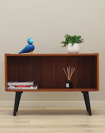 Regał tekowy, duński design, lata 70, produkcja: Dania, Przetwory design
