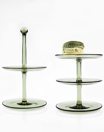 SWEET FEET Green / 2 etażerki, Agnieszka Bar Design