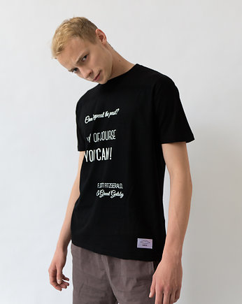 T-shirt z cytatem, Fitzgerald, TheGreatGatsby, Golden Lips