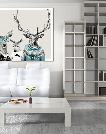 OBRAZ NA PŁÓTNIE -  100x80cm SYNEK, LUdesign gallery