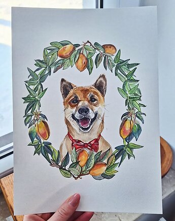 Portret Twojego pupila akwarelą, Eliza Konofalska