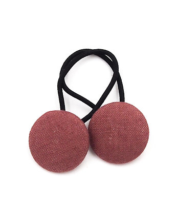 Gumki do włosów Bobbles Linen Cinnabar, Momilio