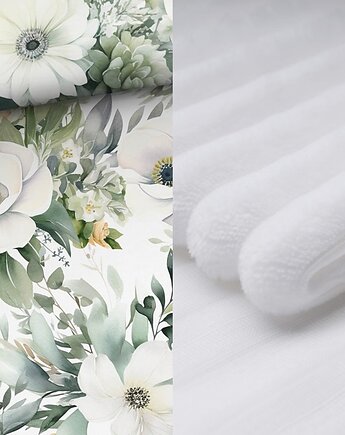 WYJĄTKOWY koc _ narzuta _ anemony _ 155x200 cm, MOJAMAJA