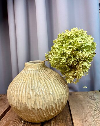 Wazon ceramiczny "Deep Lines", poLEPIONE