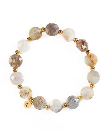 Bransoletka z kamieniem wewnętrznej przemiany - Wersja Pozłacana, Kulka Bransoletki