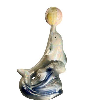 Ceramiczny delfin vintage, LosColoresWarsaw Store