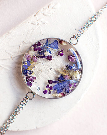 Bransoletka z kompozycją kwiatową, nature gift