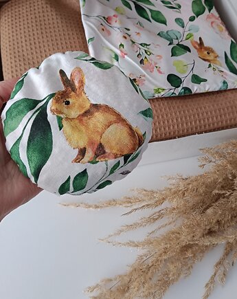 Gotowy zestaw prezentowy -  kocyk 120x75  + poduszka miś +termofor, Little Angels