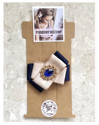Biżuteryjna spinka do włosów New, Pudrowy Różowy