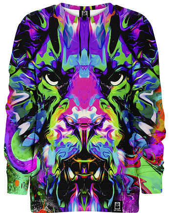 Bluza bez kaptura Dziewczynka DR.CROW Lew Tiger, DrCrow