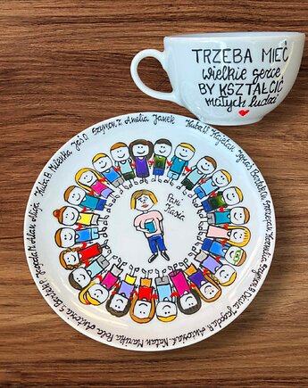 Filiżanka dla Nauczyciela z imionami dzieci, Miniart10
