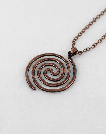 Wężowy - miedziany wisior - unikat, Caltha