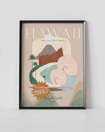Plakat Hawaii Travel Guide 40x50, All This Concept