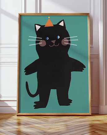 Plakat Mały kot, MUKI design
