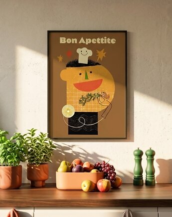 Plakat mały maestro gotuje 30x40, polkastudio