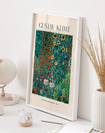 Plakat Reprodukcja Gustav Klimt - Farm Garden with Sunflowers, ARTSY Posters