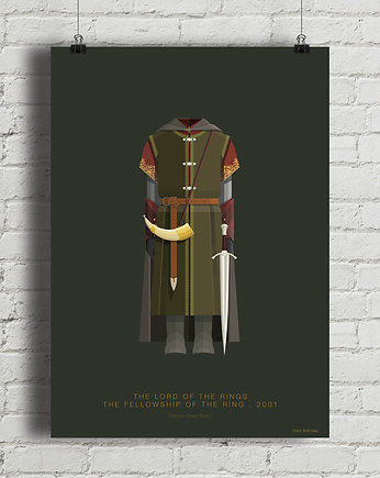Plakat The Lord of the Rings - Boromir, minimalmill