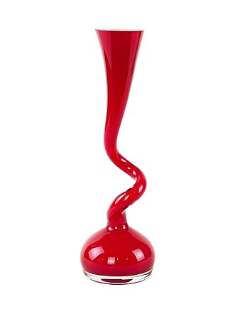 Wazon czerwony, Swing Vase,  Normann Copenhagen, B.Bonnesen, Przetwory design