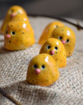 KURCZAK_wielkanocna ozdoba ceramiczna, LEP NA GLINĘ