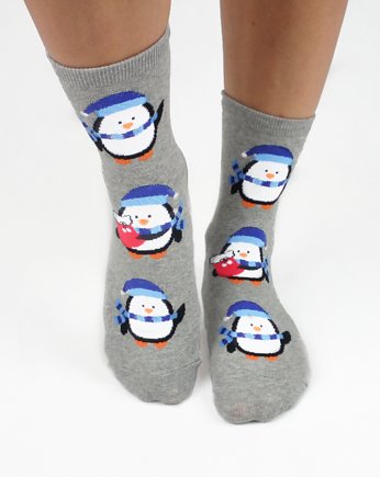 Świąteczne skarpetki Trzy Pingwinki, CandySox
