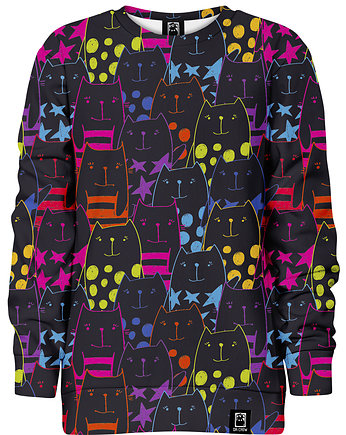 Bluza bez kaptura Dziewczynka DR.CROW Koty, DrCrow