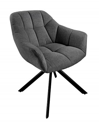 Krzesło obrotowe Papilon retro antracytowe 83cm, Home Design
