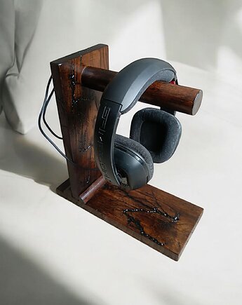 Drewniany Stojak Na Słuchawki, TreeTrue