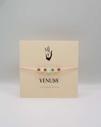 JADEIT + RÓŻOWY KWARC + hematyty  bransoletka  dla dziewczynki, VENUSS concept store