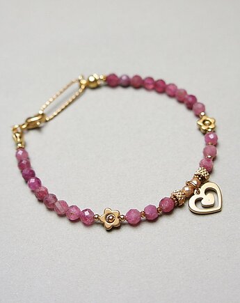 Turmaliny różowe vol. 3 bransoletka /23.01.25/ - Szlachetna kolekcja, KiKa pracownia