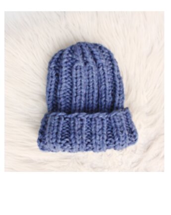 Czapka czunky beanie z wełną, Mademoiselle Patrini