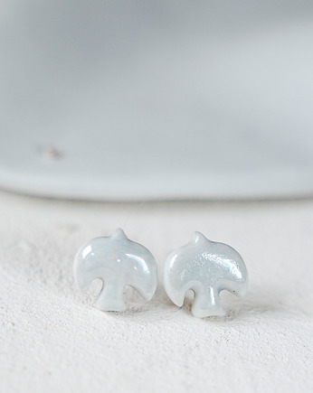 Kolczyki porcelanowe DOVE, rękoczyny