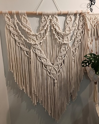 DOSTĘPNA OD RĘKI Makrama boho XL ecru, Home Edition