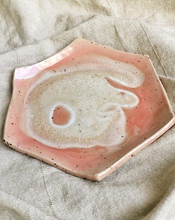 Talerzyk ceramiczny na biżuterię Hexagon, Gleeme