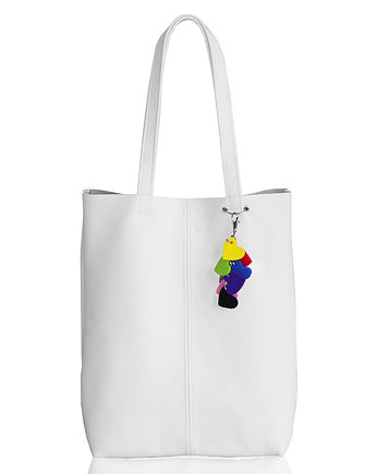 Skórzany worek z breloczkiem, modeMania