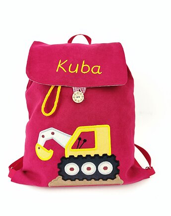 Personalizowany prezent dla chłopca - plecak z koparką, Enitka Sweet Baby Room